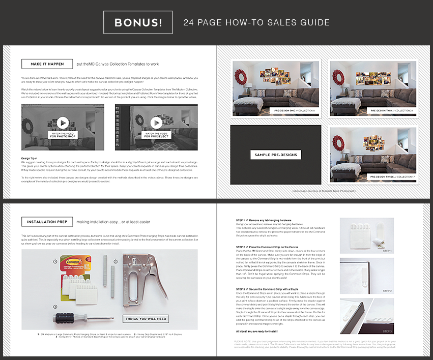 SECOND CHANCE OFFER!! 29 for Canvas Collection Templates + How To